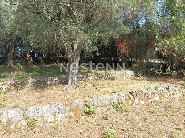 Terrain à bâtir Grasse 846 m2, beau secteur de Saint Antoine