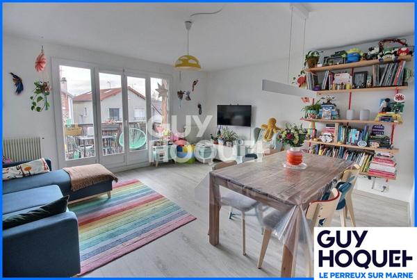 Appartement 3 pièces de 66.03m² - Balcon, cave, box