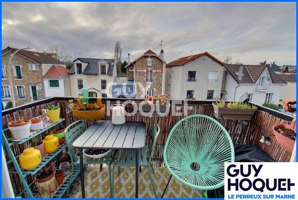 Appartement 3 pièces de 66.03m² - Balcon, cave, box