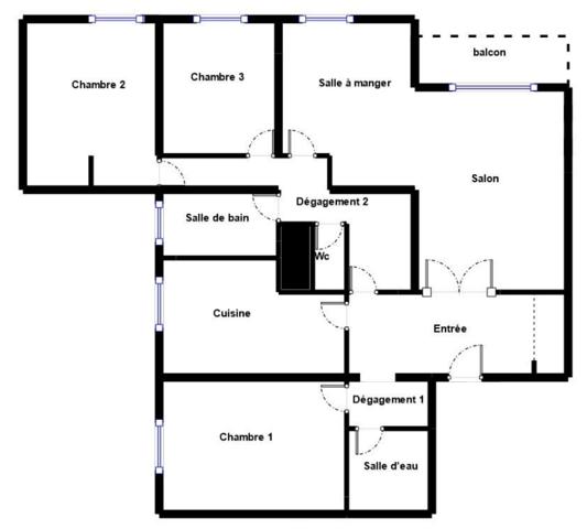 Appartement à vendre 5 pièces 98 m² Neuilly-sur-Marne
