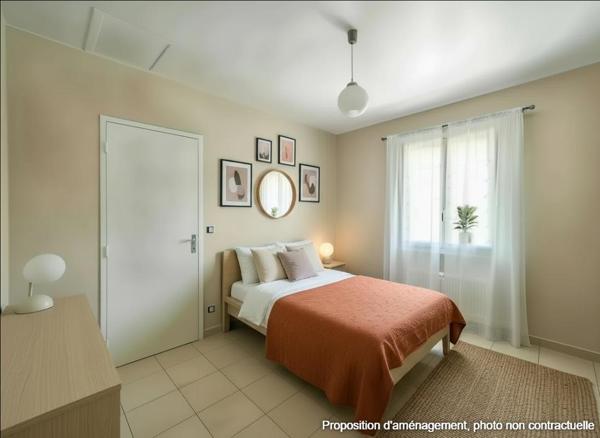 EXCLU, MANOSQUE, MAISON T4  DE PLAIN PIED dans petit lotissement calme sur 500 m² de jardin clos et arboré