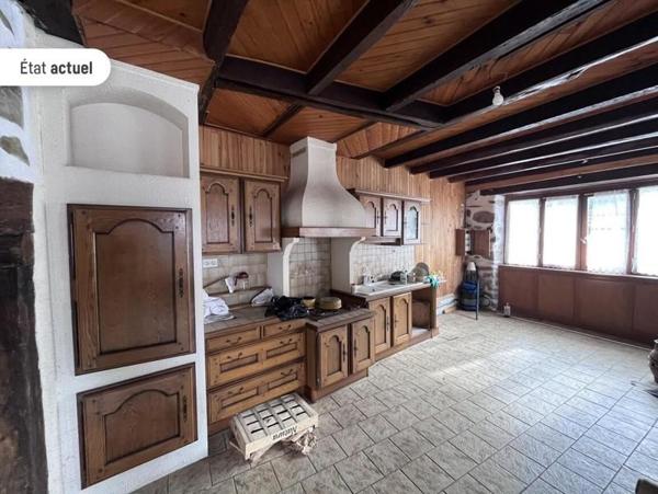 Maison à vendre 59 900 € Sainte-Fortunade 6 p 180 m² DPE F