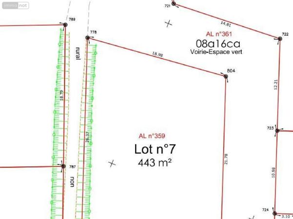 Terrain à Batir à vendre à Gouville-sur-Mer dans la Manche (50560), ref : 7567