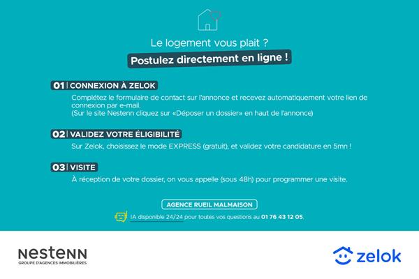 STUDIO RUEIL-MALMAISON COTEAUX IMMEUBLE NEUF VUE DEGAGEE ENTRE LE CENTRE-VILLE DE RUEIL ET NANTERRE