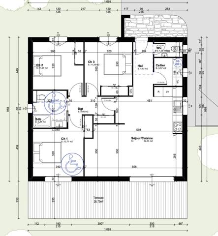 Dpt Corse (20), à vendre FOLELLI maison P4 de 87m2 sur un terrain de 440 m2