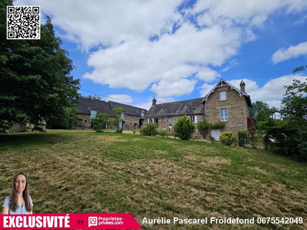 EXCLUSIVITE : Corps de Ferme à 5 min de Brive-la-Gaillarde sur TERRAIN de 8000m² avec PUITS et RUISSEAU