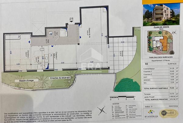 Appartement T3 REZ DE JARDIN PROGRAMME NEUF SAINT-RAPHAEL