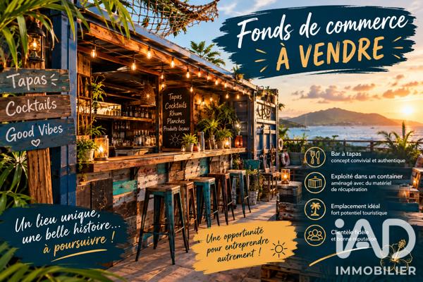 Restauration rapide à vendre 53,63 m² Saint-François