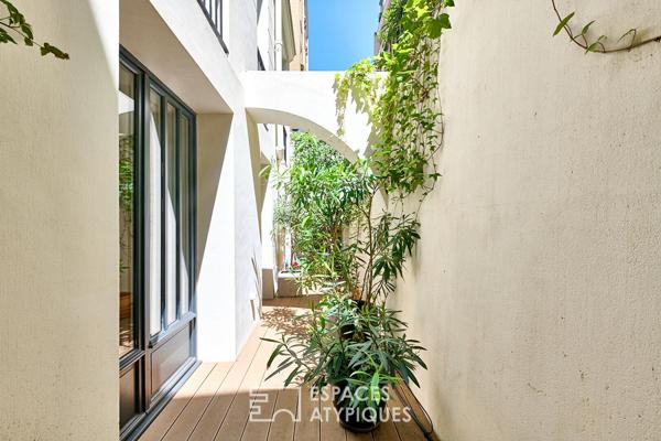 Atelier réinventé avec terrasse à Goncourt