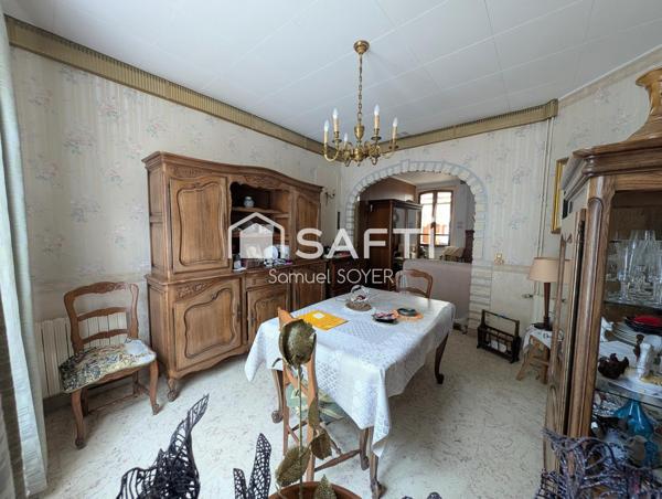 MAISON, DEPENDANCES, JARDIN, GRENIER AMENAGEABLE