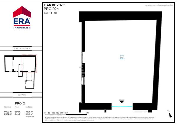 LOCAL PROFESSIONNEL - À LOUER 114,75 m² - À AMÉNAGER SELON VOTRE ACTIVITÉ