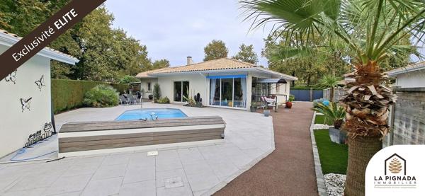 Maison 174 m² - 4 ch + bureau + pièce - Piscine