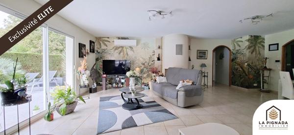 Maison 174 m² - 4 ch + bureau + pièce - Piscine