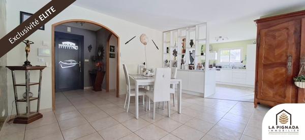Maison 174 m² - 4 ch + bureau + pièce - Piscine