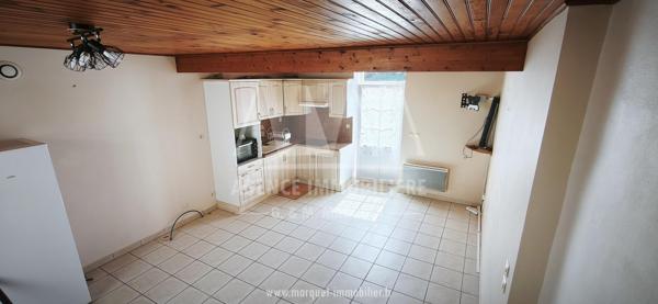 MAISON DE VILLE T3 DE 59,27 m² AVEC JARDIN ET CAVE - AIGRE