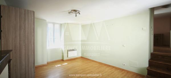 MAISON DE VILLE T3 DE 59,27 m² AVEC JARDIN ET CAVE - AIGRE