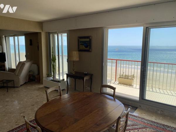 Appartement face à la mer - 3 chambres et grand balcon de 62 m2