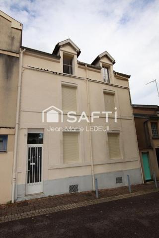 Maison de ville, 3 chambres, jardin, garage