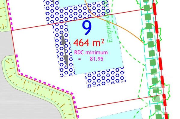 Terrain à vendre  469 m2 PEAULE - 56