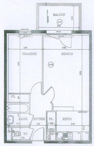 Appartement 2 pièces                                        - 44560 Paimbœuf Réf : 3682