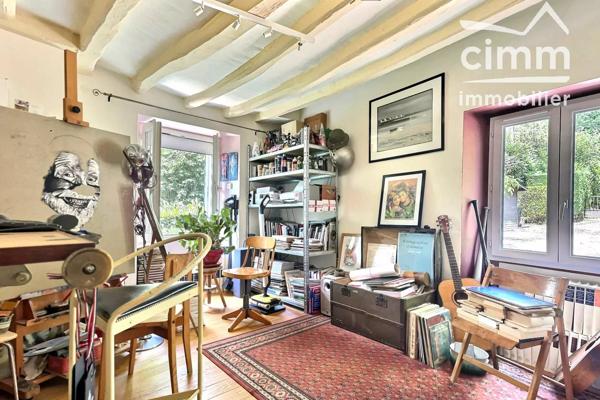 Authentique briarde de caractère rénovée – Jardin paysager de 1 607 m²