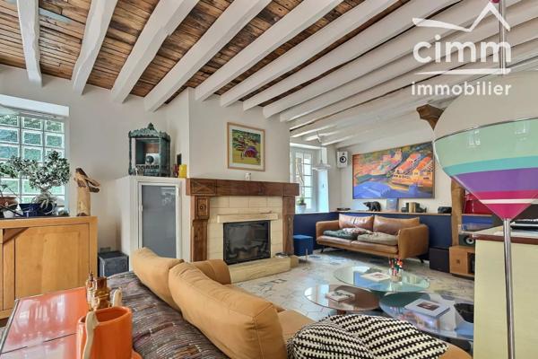 Authentique briarde de caractère rénovée – Jardin paysager de 1 607 m²
