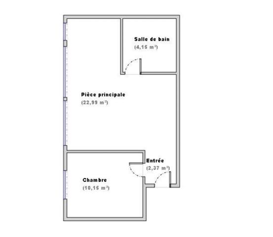 Appartement 2 pièces - 40 m²