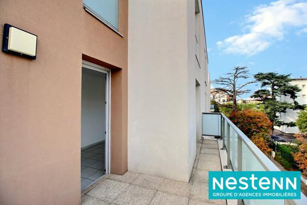 Appartement lumineux 2 pièces, avec terrasse et garage 69150 - Décines Charpieu
