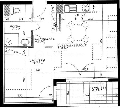 Appartement de 44,17 m²
