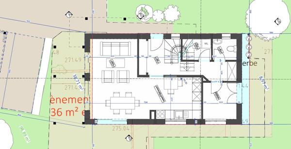 Terrain à vendre à Bissy CHAMBERY - 336 m²