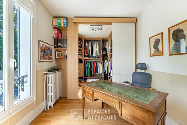 Maison ancienne rénovée dans le centre d’Orgeval avec piscine chauffée