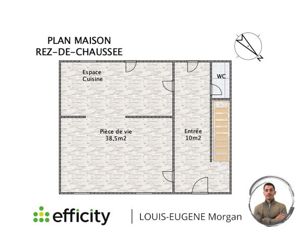 Maison 5 pièces - 93 m² Exclusivité efficity