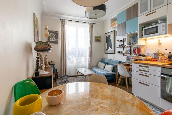 PARIS 18EME - EN EXCLUSIVITE - MONTMARTRE : DAMREMONT / CAULAINCOURT 475 000 € **  - Référence  6816-NG