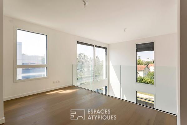 Duplex contemporain en dernier étage avec terrasse