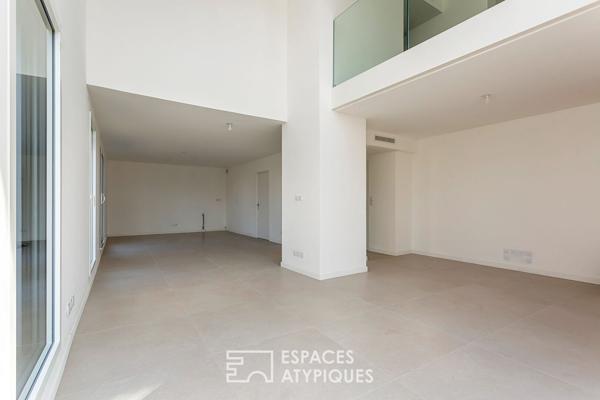 Duplex contemporain en dernier étage avec terrasse