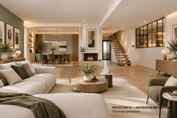 ANGERS LA MADELEINE Maison d'architecte - 202,80 m² habitables , Angers