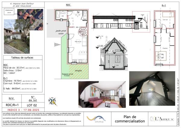A vendre Maison de 64 m2 en chartreuse avec terrasse secteur Busca