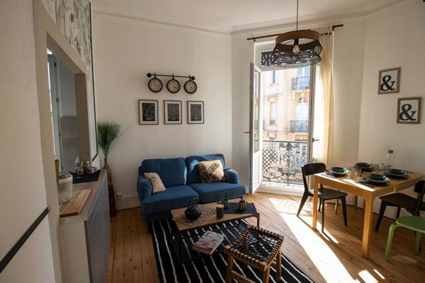 Appartement T2bis Meublé 50m² - Quartier Les Chalets 1090€ hors charges