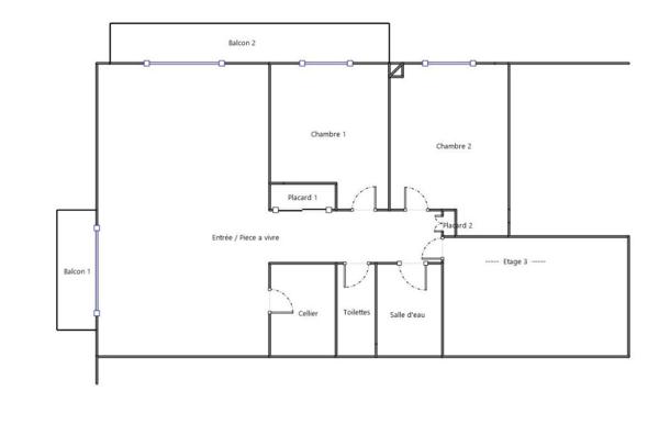 Magnifique T3 au centre ville de la Motte Servolex