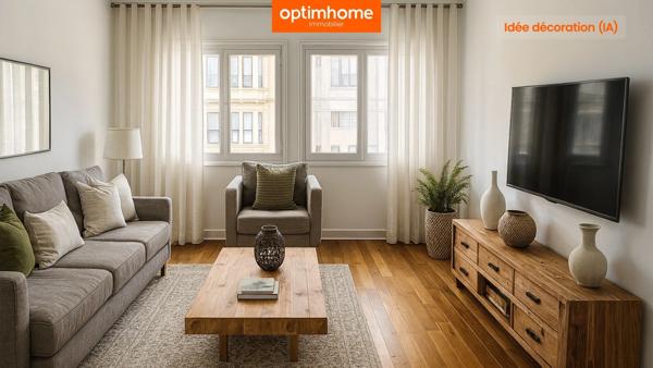 Appartement 2 chambres lumineux avec parking – 55 m² – Lorient (56)