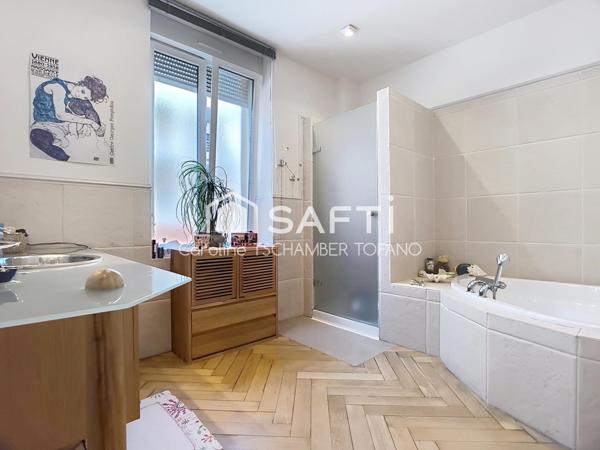 Magnifique appartement de 136m² avec jardin, cave et garage