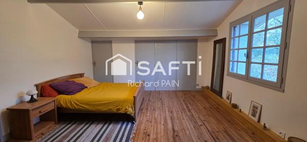 4 grandes chambres et grand terrain !