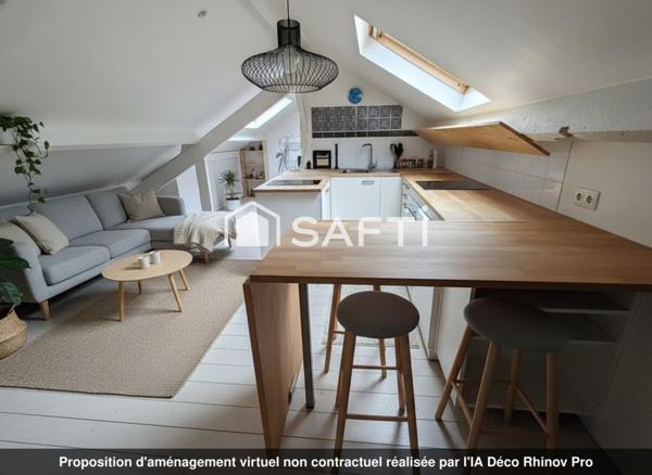 Localisation au top, faibles charges, nombreux rangements !