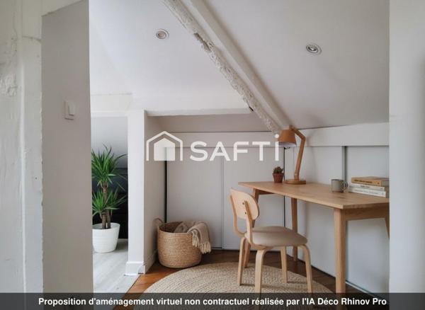 Localisation au top, faibles charges, nombreux rangements !