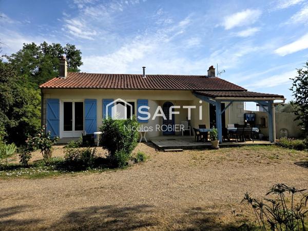 PLAIN PIED SUR SOUS-SOL PARC ARBORÉ ET PARCELLE CONSTRUCTIBLE SUPPLÉMENATIRE