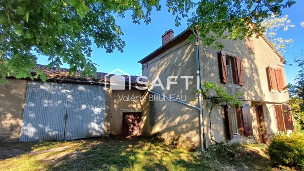 Maison à rénover de 80m2 / env. 200 m2 supplémentaires à créer / jardin 4200 m2