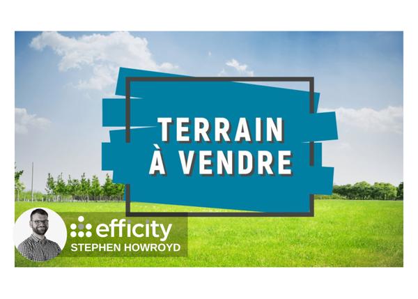 Terrain - 1210 m² Exclusivité