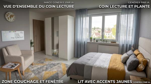 Appartement 4 pièces lumineux/3 chambres/ 80m2/parking et cave -EAUBONNE (95160)