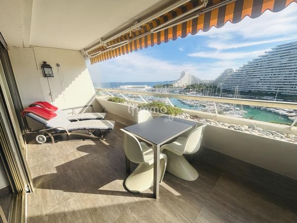 Marina, 2/3P d’exception, terrasse et vue mer