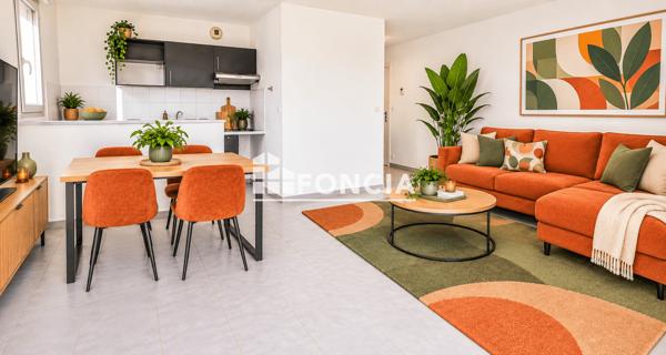 À vendre Appartement 3 pièces 58.76 m² - Toulouse 31100